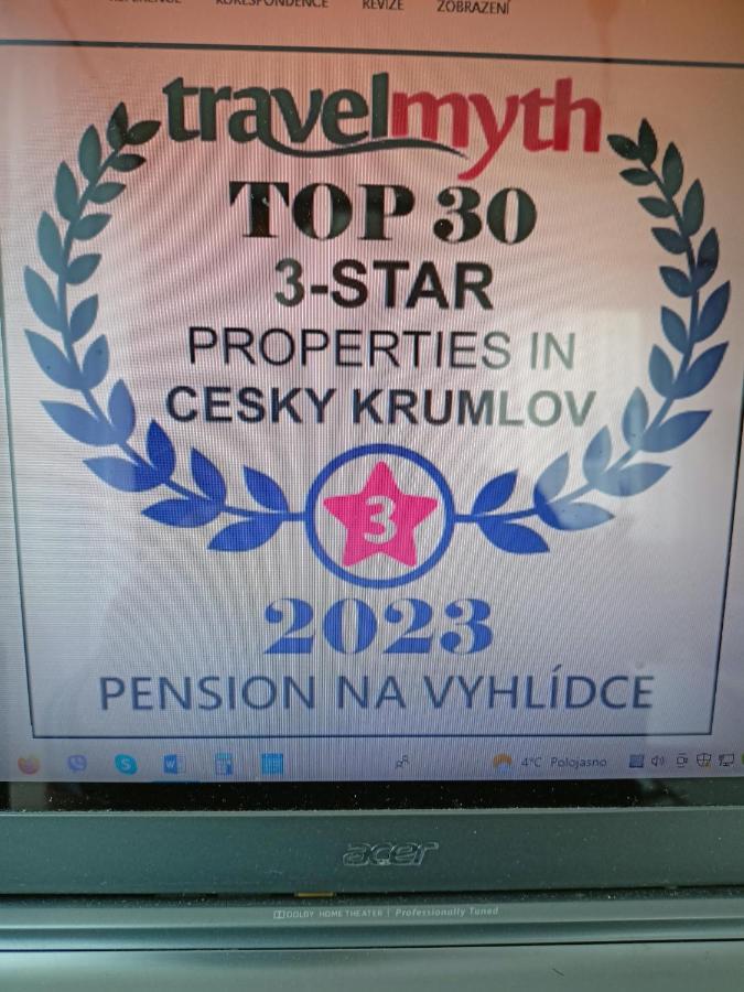 Pension Na Vyhlidce Český Krumlov المظهر الخارجي الصورة
